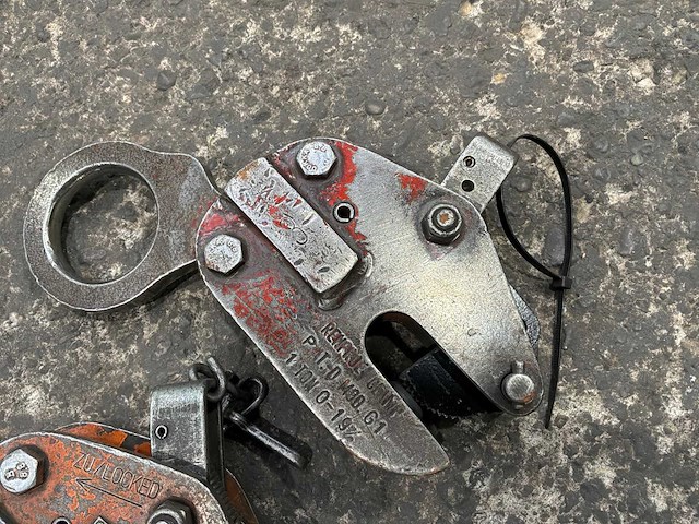 Renfroe plaathefklem 1 ton (3x) - afbeelding 6 van  9