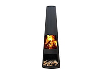 Rengo - xl - tuinhaard xl rond zwart 42x145cm - afbeelding 6 van  6