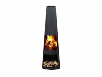 Rengo - xl - tuinhaard xl rond zwart 42x145cm - afbeelding 6 van  6