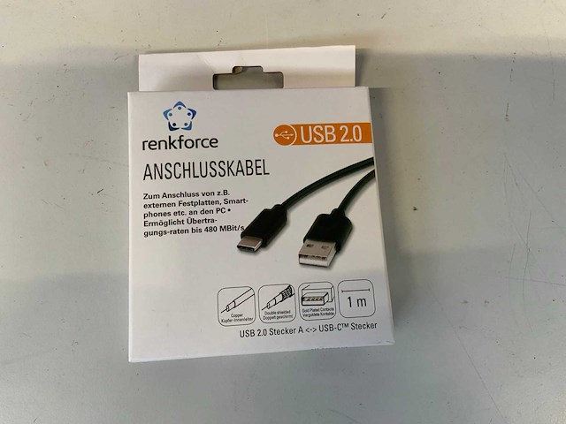 Renkforcd usb 2.0 c aansluitkabel (29x) - afbeelding 2 van  3