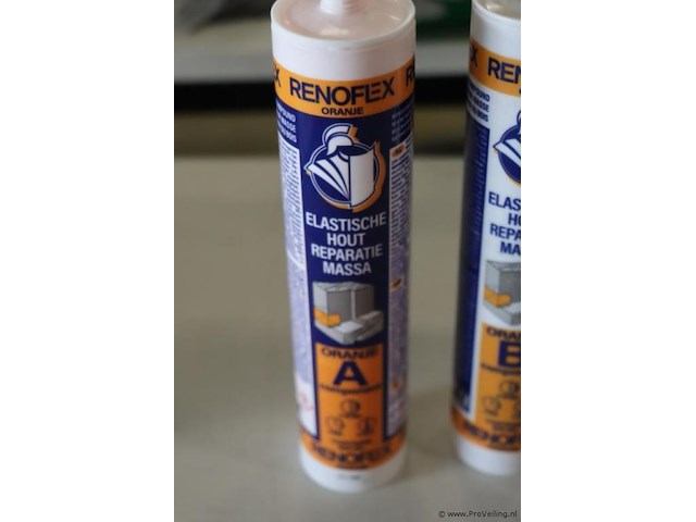 Renovaid renoflex tweecomponenten houtreparatiemassa oranje - 3 stuks á 600ml - afbeelding 2 van  3