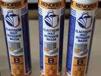 Renovaid renoflex tweecomponenten houtreparatiemassa oranje - 3 stuks á 600ml - afbeelding 3 van  3
