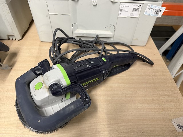 Renovatieslijpmachine in systainer festool, rg 130 eci-plus renofix - afbeelding 4 van  9