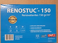 Renovlies 150 gram + lijm 10 liter divers, wit - afbeelding 2 van  6