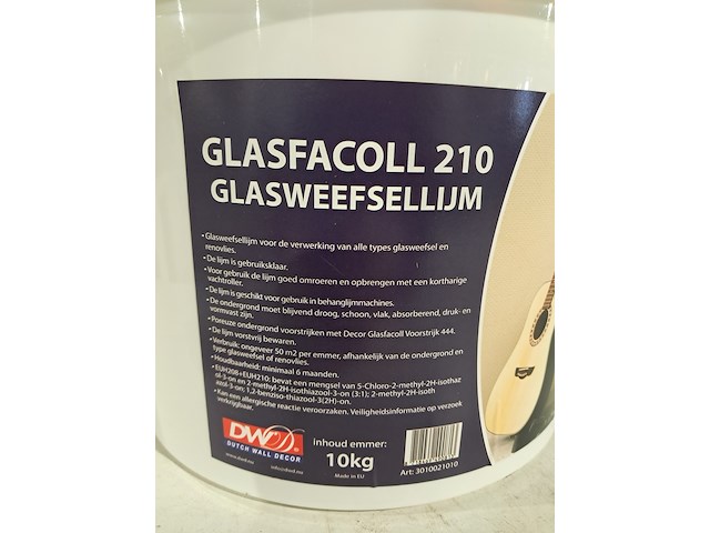 Renovlies 150 gram + lijm 10 liter divers, wit - afbeelding 4 van  6