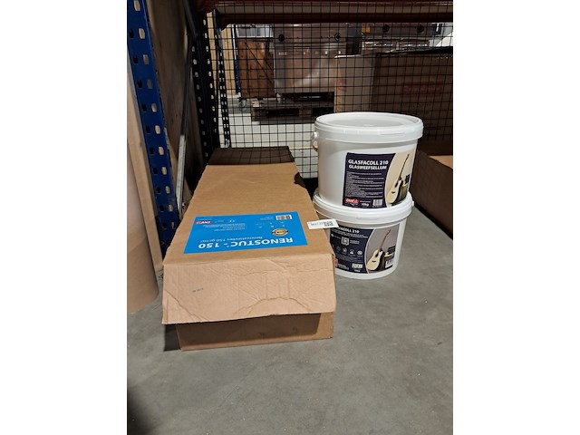 Renovlies 150 gram + lijm 10 liter divers, wit - afbeelding 1 van  6