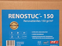 Renovlies 150 gram + lijm 10 liter divers, wit - afbeelding 2 van  6