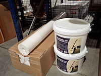 Renovlies 150 gram + lijm 10 liter, wit - afbeelding 1 van  5