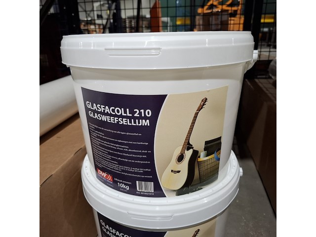 Renovlies 150 gram + lijm 10 liter, wit - afbeelding 2 van  5