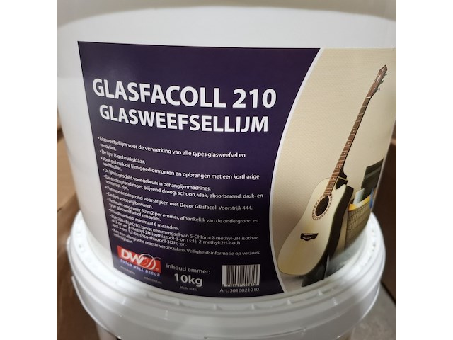 Renovlies 150 gram + lijm 10 liter, wit - afbeelding 3 van  5