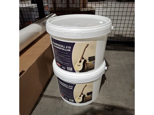 Renovlies 150 gram + lijm 10 liter, wit - afbeelding 2 van  5