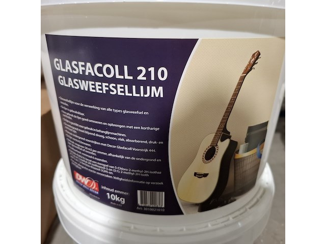 Renovlies 150 gram + lijm 10 liter, wit - afbeelding 3 van  5