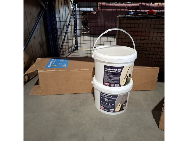 Renovlies 150 gram + lijm 10 liter, wit - afbeelding 1 van  4