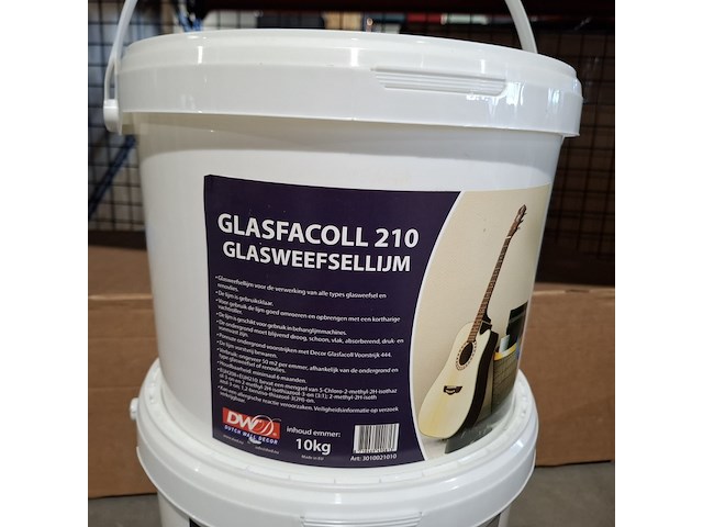 Renovlies 150 gram + lijm 10 liter, wit - afbeelding 2 van  4