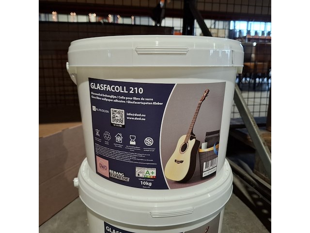 Renovlies 150 gram + lijm 10 liter, wit - afbeelding 2 van  4