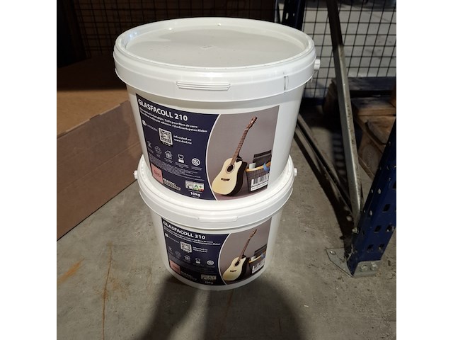 Renovlies 150 gram + lijm 10 liter, wit - afbeelding 3 van  4