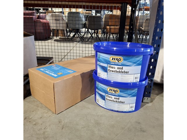 Renovlies 150 gram + lijm 10 liter, wit - afbeelding 1 van  4