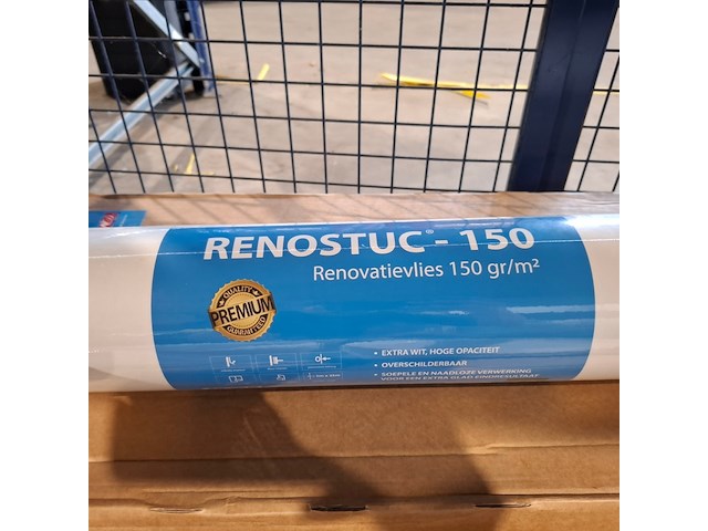 Renovlies 150 gram + lijm 10 liter, wit - afbeelding 3 van  3