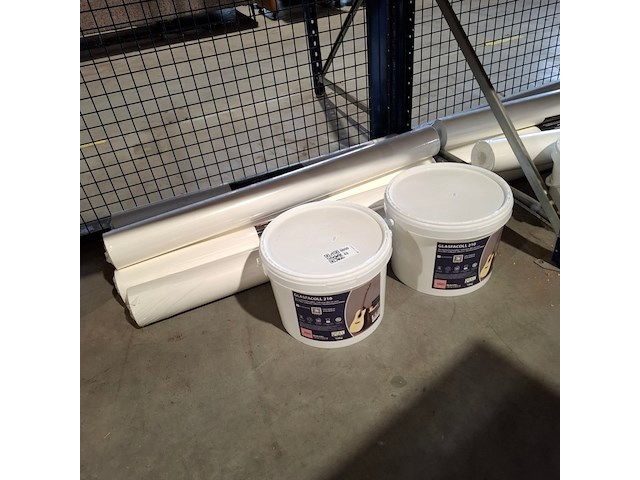 Renovlies 150 gram + lijm 10 liter, wit - afbeelding 1 van  3