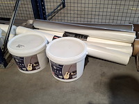 Renovlies 150 gram + lijm 10 liter, wit - afbeelding 1 van  3