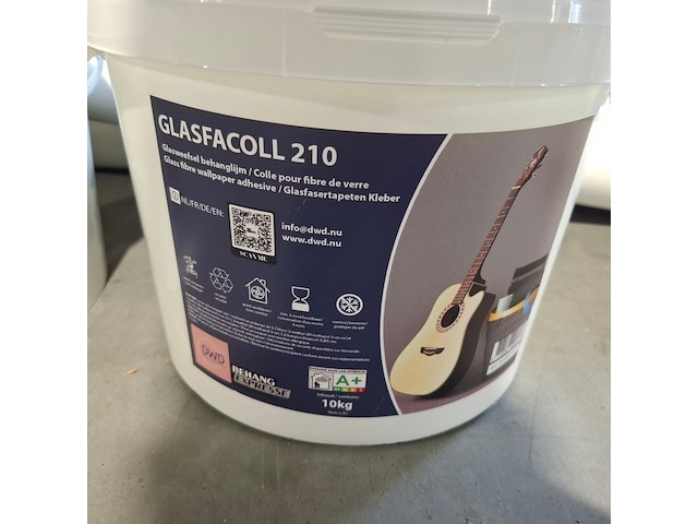 Renovlies 150 gram + lijm 10 liter, wit - afbeelding 2 van  3