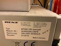 Renz ap-360-120 automatische ponsmachine - afbeelding 13 van  13