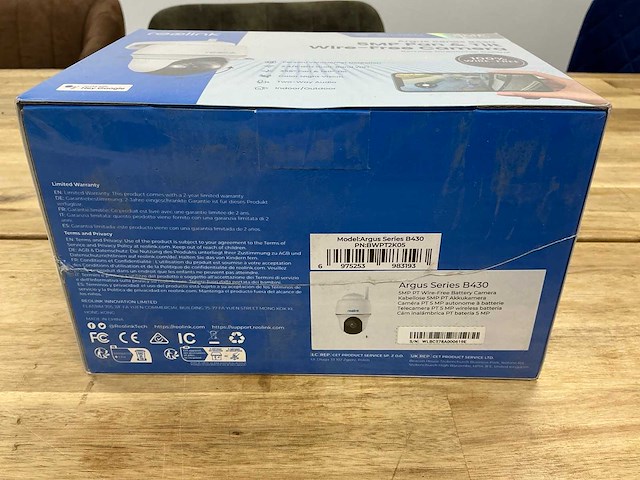 Reolink argus series b430 5mp pan & tilt wire-free camera - afbeelding 2 van  2