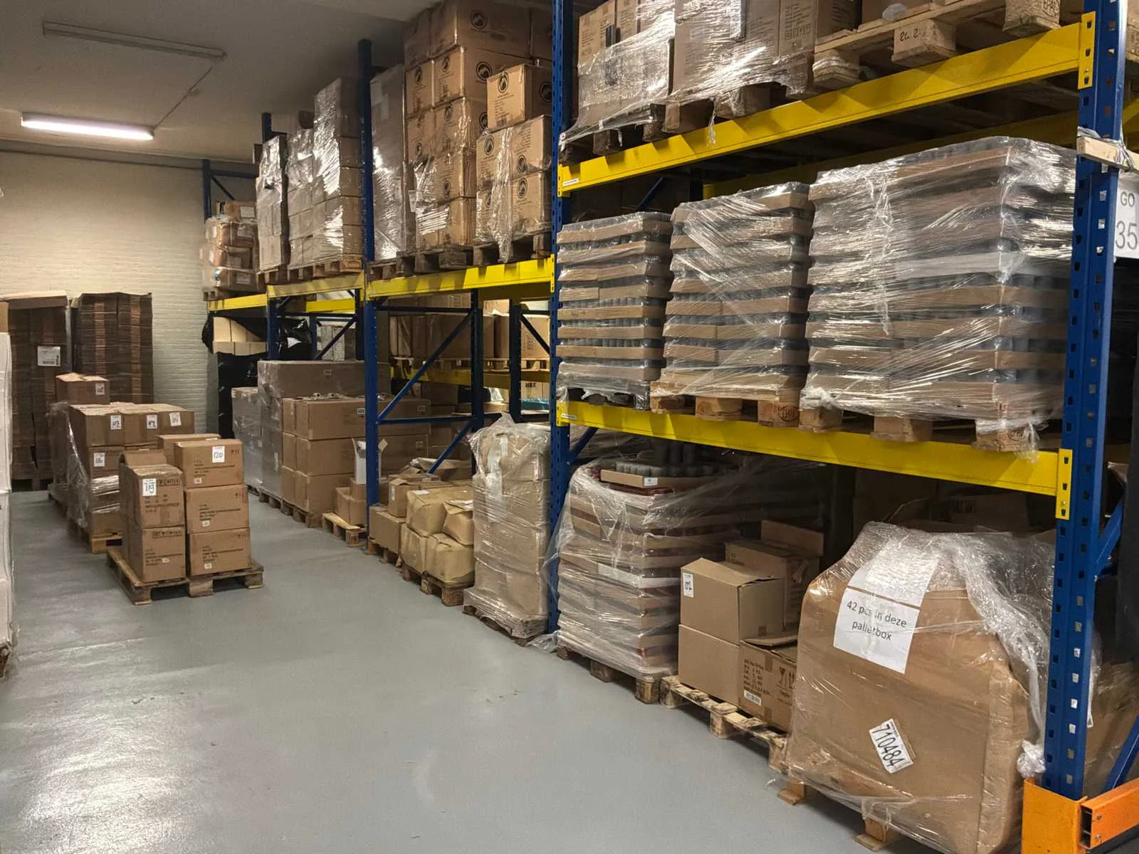 Reorganisatie veiling overtollige machines, partijen en goederen