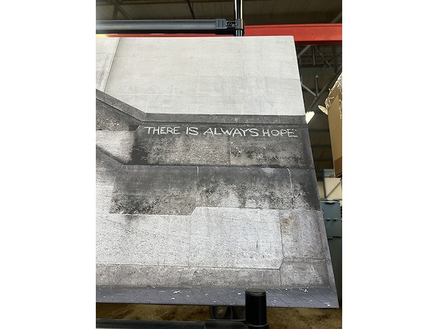 Replica banksy op canvas 90x60 - afbeelding 4 van  4