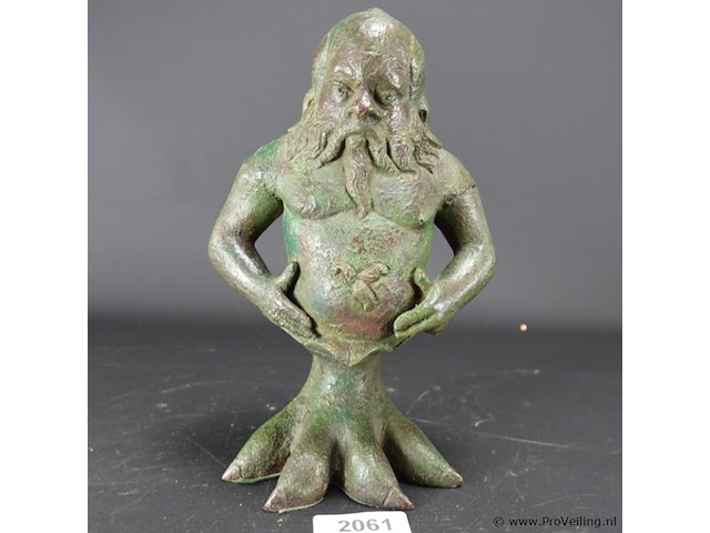 Reproductie faux brons papposilenos - afbeelding 1 van  5