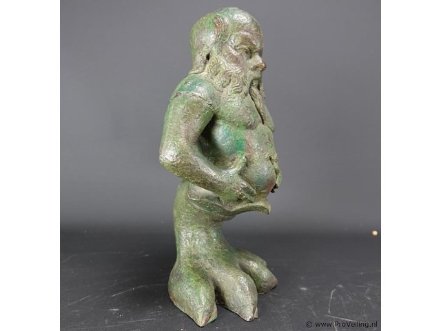 Reproductie faux brons papposilenos - afbeelding 3 van  5