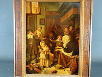 Reproductie jan steen in lijst - afbeelding 1 van  5