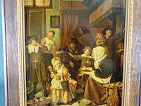 Reproductie jan steen in lijst - afbeelding 2 van  5