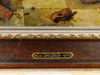 Reproductie jan steen in lijst - afbeelding 3 van  5