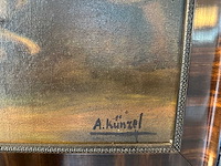 Reproductie "nachtwacht" op canvas - afbeelding 2 van  3