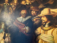 Reproductie "nachtwacht" op canvas - afbeelding 3 van  3