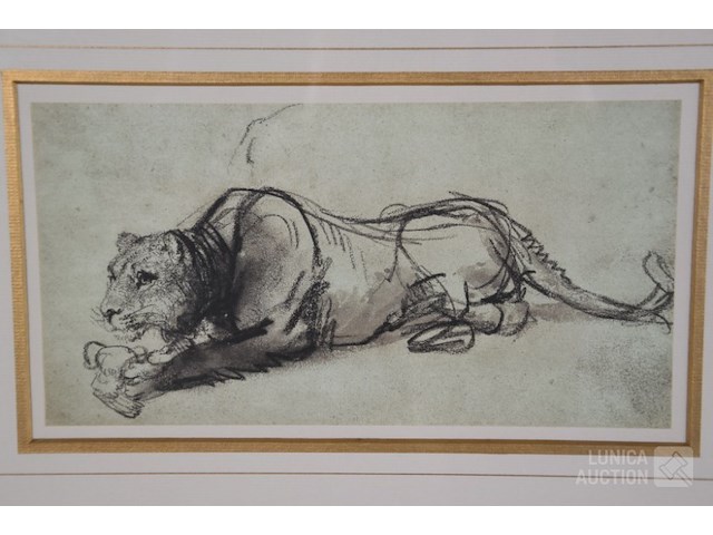 Reproductie rembrandt - afbeelding 2 van  6