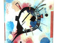 Reproductie van het schilderij geel centrum (yellow centre) van wassily kandinsky. - afbeelding 2 van  5