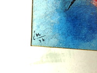 Reproductie van het schilderij geel centrum (yellow centre) van wassily kandinsky. - afbeelding 4 van  5