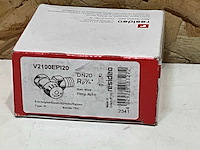 Resideo home kombi-trv drukonafhankelijke thermostatische radiatorafsluiter dn20 haaks (10x) - afbeelding 3 van  3