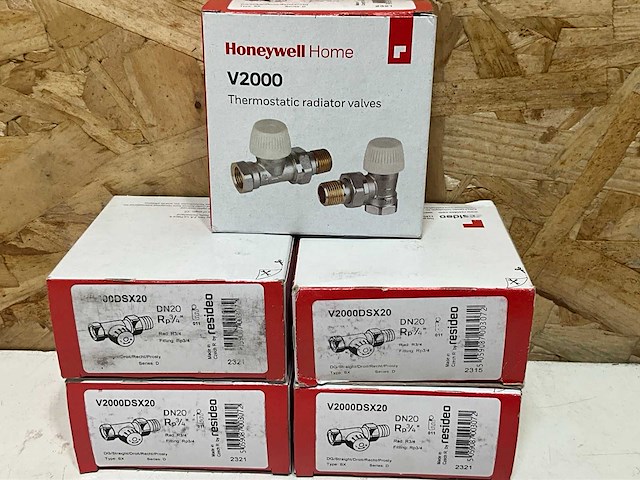 Resideo / honeywell v2000 thermostatische radiator afsluiter (5x) - afbeelding 1 van  4