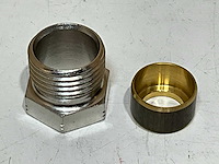 Resideo knelset voor koper en stalen buis 1/2"x16mm (42x) - afbeelding 1 van  4