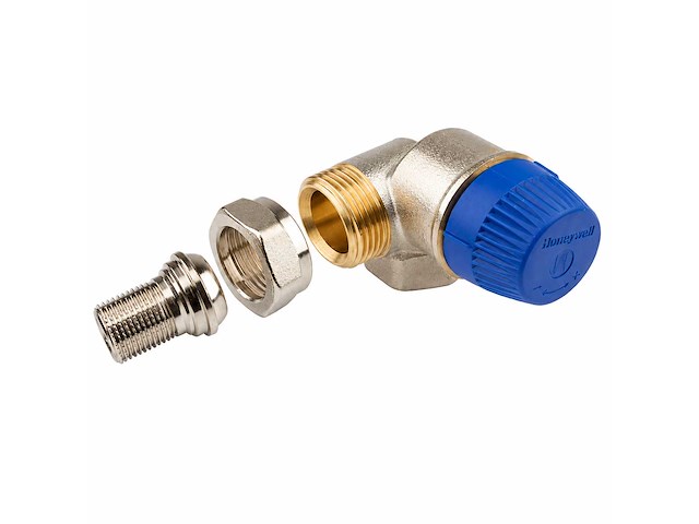 Resideo radiatorafsluiter dh rechts dn15 bn verl.nippel 3/8-1/2 (10x) - afbeelding 1 van  1