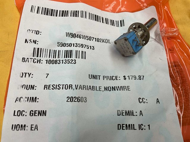 Resistor (7x) - afbeelding 1 van  4