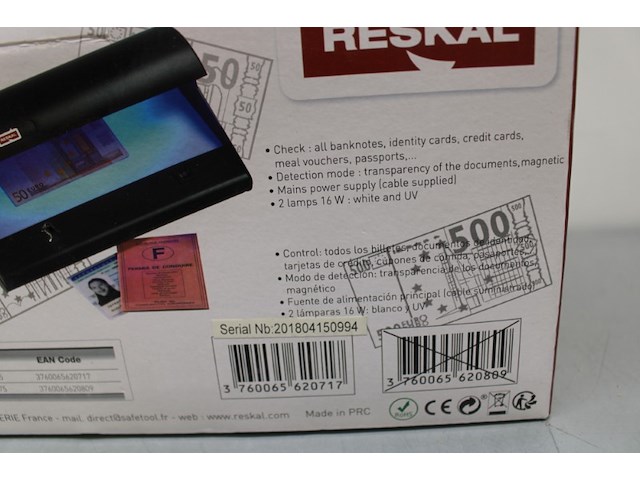 Reskal ld25 valse biljetten detector - afbeelding 4 van  9