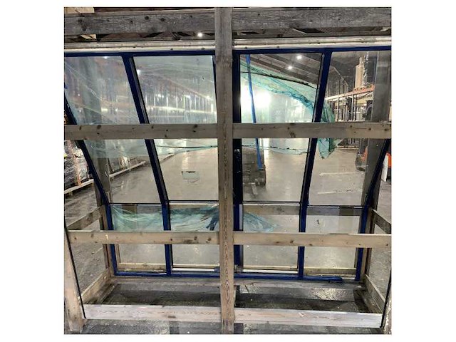 Resnic fjord stainless steel curved sliding patio door with glass - tbf0559 - afbeelding 9 van  10