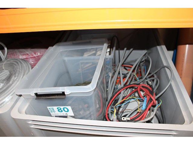 Restant elektrakabel in twee accu bakken. inclusief bakken - afbeelding 3 van  3