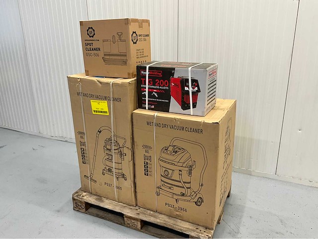 Restantartikelen 4 stuks - stofzuiger wet en dry 80l + 60l + spotcleaner + hyperwelding tig 200 - afbeelding 1 van  3