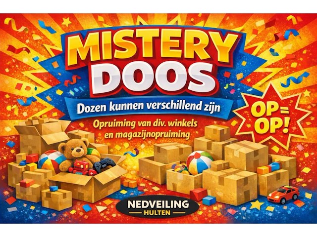Restanten opruimings mistery doos - afbeelding 1 van  3