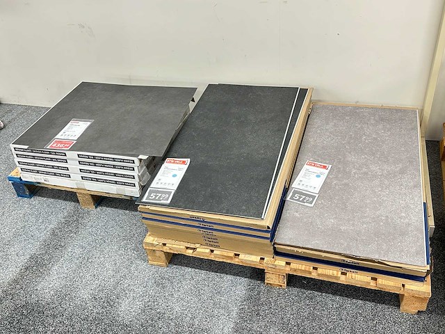 Restanten pvc vloer op 2 pallets - afbeelding 1 van  3